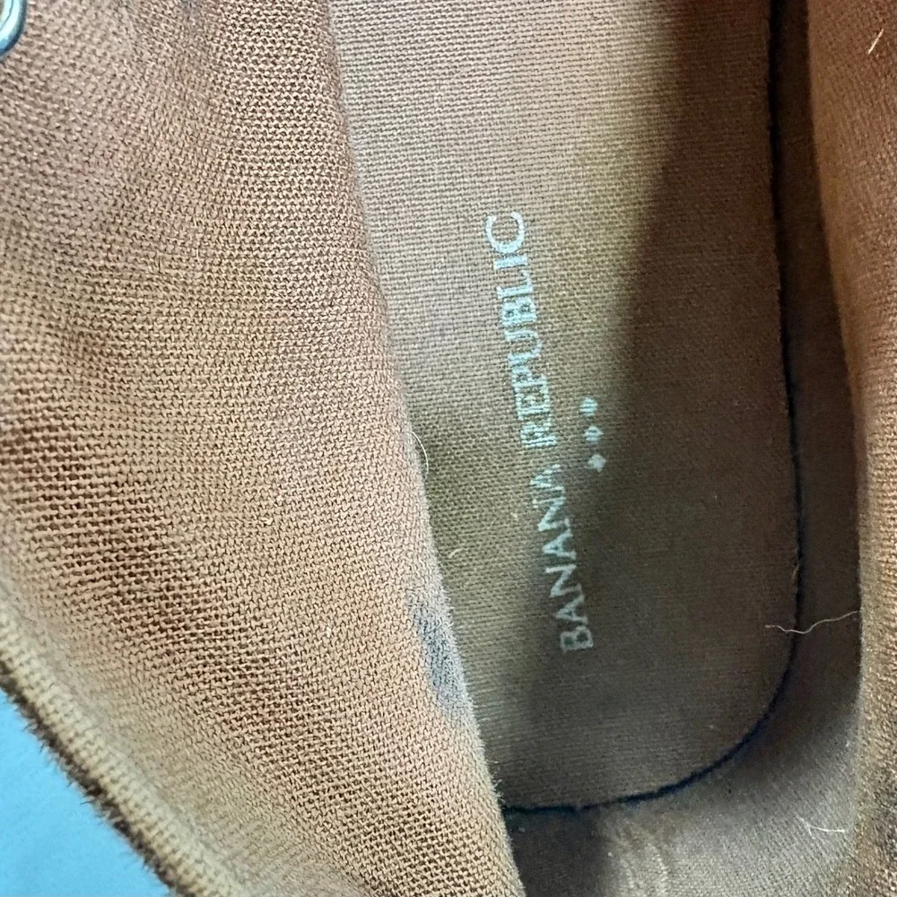 Banana Republic Mens Chukka Sneaker Deep Brown Suede Lace Up‎ Size 10.5